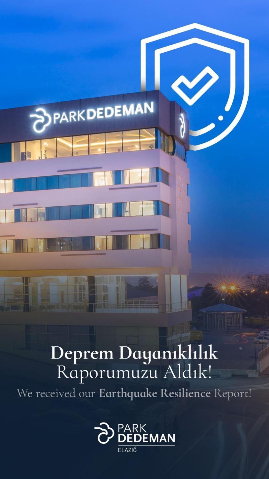 Hotel Park Dedeman Elazig Esterno foto